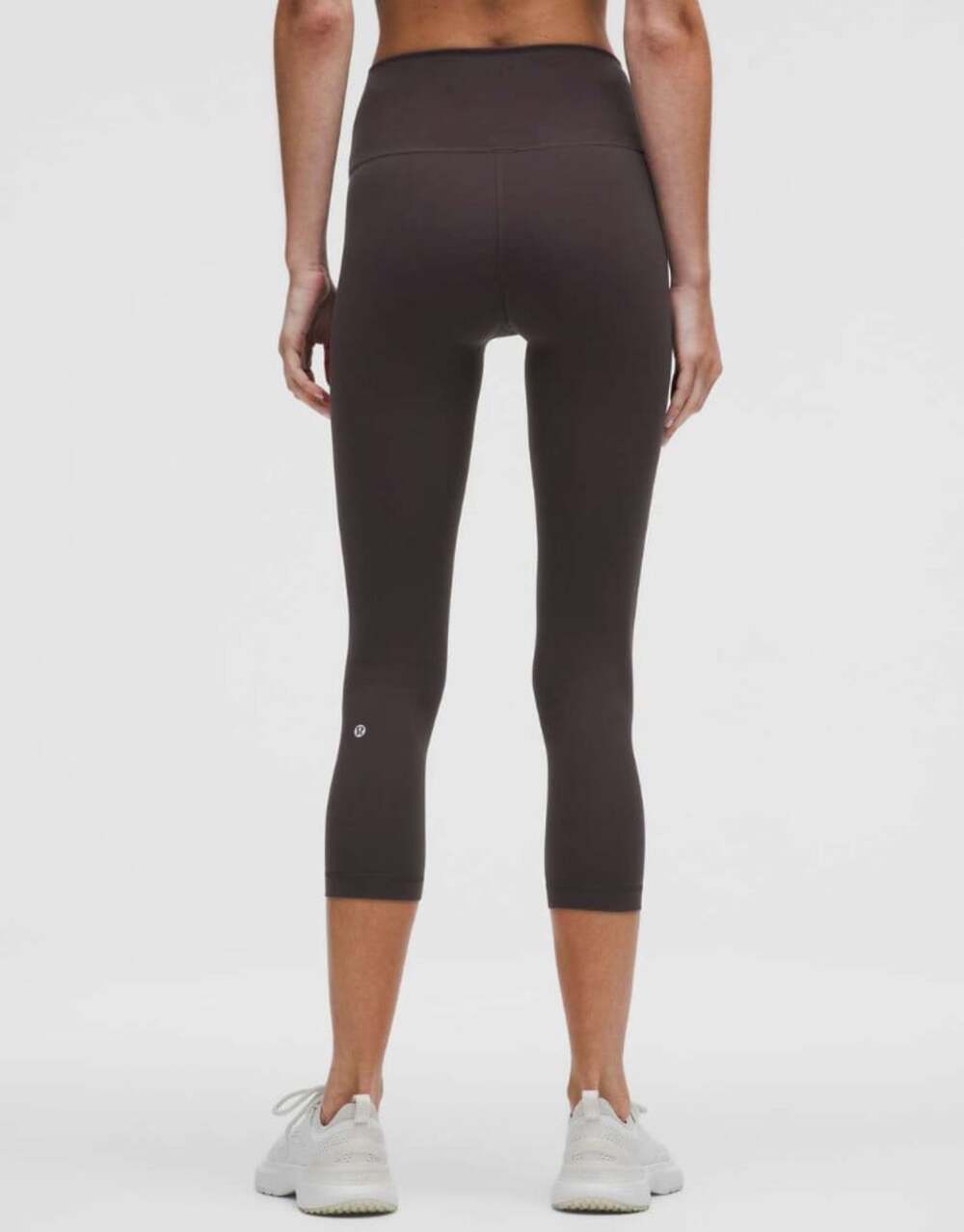 Lululemon Wunder Train High-Rise Crop 23" Sequoia Brown Size 8 - Picture 2 of 6